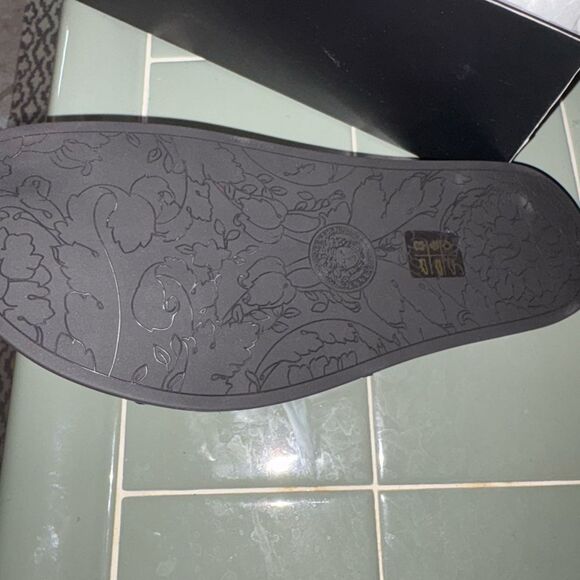 Brand new women's Versace Black and Gold Slide Sandals with box size  10 - Picture 12 of 12